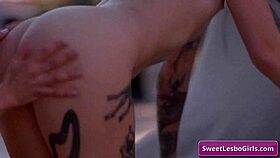 naughty busty lesbian babes aiden ashley goth charlotte enjoy close up masturbation and fingering until orgasm.