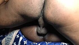 A young petite European girl experiences intense action with a large partner.