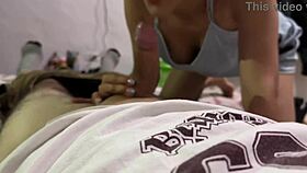 Jovencita cachonda gets fucked by her padrastro