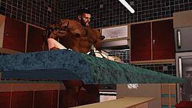 duane browns maid becomes the luckiest woman with huge black cock