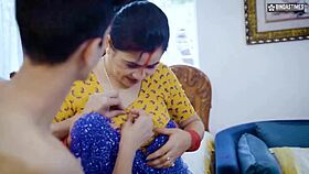 Naughty brother-in-law seduces curvy sister-in-law with dirty talk, fucking her hard in full movie