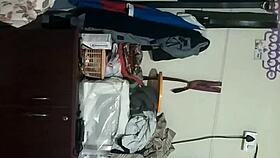 INDIAN WOMAN HIDES HER BIG TITS IN SECRET