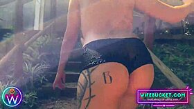 I's tricked into watchin' my girlfriend and yoga instructor on my cock