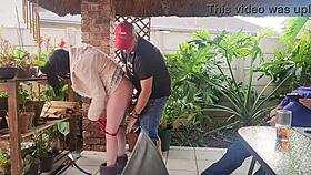 My neighbour shares his cute brunette wife for 3some fucking on holiday weekends, her tight pussy getting creampied homemade style!