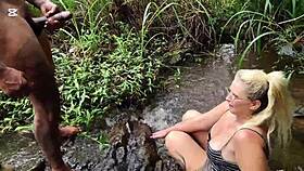wild public anal at waterfall 😍🌊