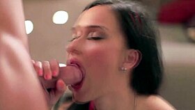Blonde And Brunette Sucking Cock In Fun Cumshot Session