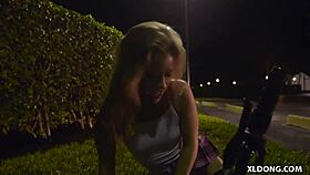 Lilly Ford Checks For Cameras In Prank Scenario