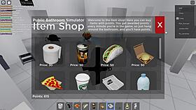 two people get fucked in roblox and in a public restroom