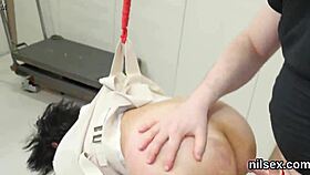 Hot Nympho Brought Into Anal Asylum For Brutal Treatment And Bizarre Acts
