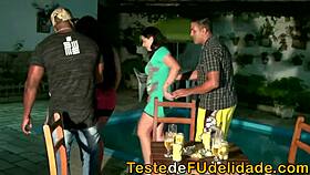 Festinha VIP turns into wild orgy with Elisa Sanches and Monica Lima!