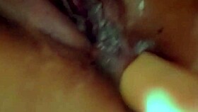 Milf Inserts Toy Aggressively