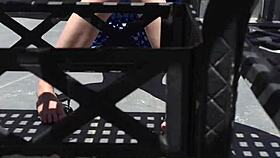 Rubbing Suncream on Tits & Public Sunbathing