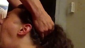 curvy milf gags on cock in sloppy deepthroat session