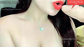 hot latina brunette gives jerk off instructions while fisting her ass 😍