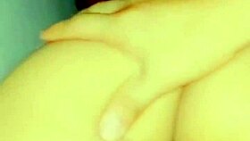 Sexy latina amateur strips and shows big ass in homemade massage video.