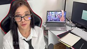 Student Fucks Teacher To Improve Grade!