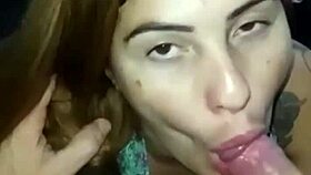 Waking him up with a delicious blowjob on his big cock