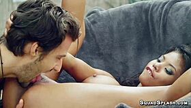 Ebony Nia Nacci gives deepthroat blowjob 😍