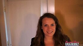 Busty Brunette MILF Lilly M – Sucking Hard Cock Or Swallowing Cum?