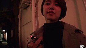 Hopscotch Walk With Remote Control Vibrator Attached In Night Alley