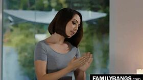 Lonely housewife invites young masseuse for lesbian fun