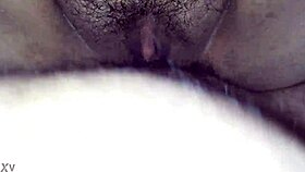 I's fuckin' this creamy latina pussy, it's so tight and wet, makin' me cum hard.