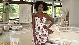 petite milf waiting for anal and blowjob in nature