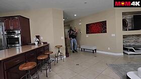 Jordan Maxx, a blonde milf, craves big black cock for her wet tight pussy, riding and creampie in various positions