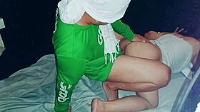 look at that asian chubby pregnant woman