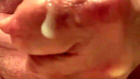 65 year old slow motion jerk off and cum close up 😏