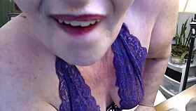 Redhaired Pawg Sells Outfit To Sissy Boy For House Wear