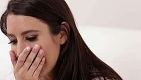 lesbian babe seduces her squirting best friend with fingering and oral orgasm.