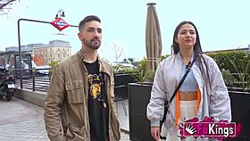 madrid deep inside tourist nuria millan gets nailed in public all around the city