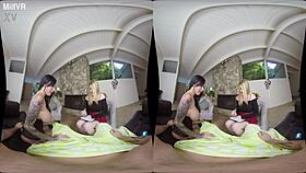 Lily Lane And Anna Kelly Host An Exciting House Warming Milf Threesome!