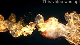 What makes this screaming princess moan with monster cock in her ass?