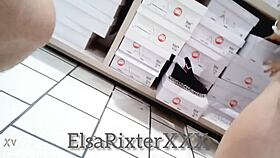 real amateur hotwife flashing and exhibiting her hot ass hot pussy in public while shopping at the mall elsarixterxxx