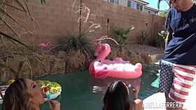 Big ass milf Ariella in lesbian clams