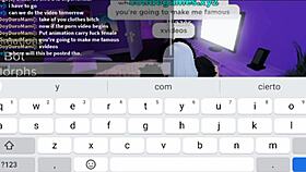 In Roblox, he engages in sex and cums on her big ass.