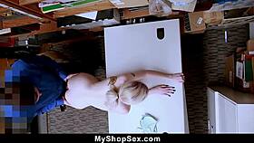 I dominate the tight teen pussy in the office for her freedom - myshopsex