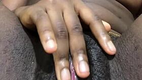 Hey, The Solo Black Girl Has A Hairy Wet Pussy