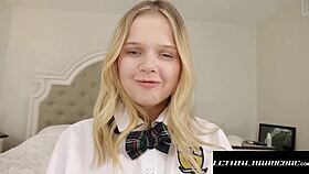 Petite blonde coco lovelock feels her tight pussy intensely fucked in hardcore scene