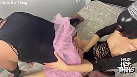 Mistress Irena Mur fucks her sissy bitch rough with strapon