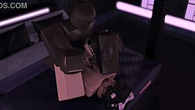 Femboy slut fucks and sucks big black cock behind boyfriend's back