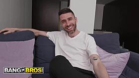 horny babe mia trejsi arrives half naked seeking bangbros but ends up with holes stuffed