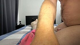 annie archer takes daddy's card in anal play