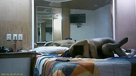 I fucked Latina girlfriend in bedroom, she said cum inside