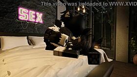 i got my cute goth pussy stretched by a furry's huge cock in roblox