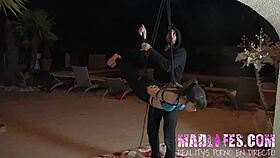 tied up and bound to the ceiling in madlifes, what do you think?