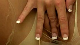 Pretty Blonde Babe In Pantyhose