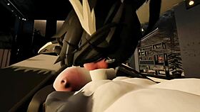 i got my cute goth pussy stretched by a furry's huge cock in roblox